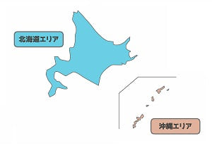 北海道と沖縄