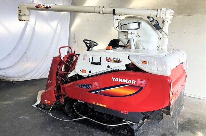 山口県でヤンマーのコンバインGC215を買取しました